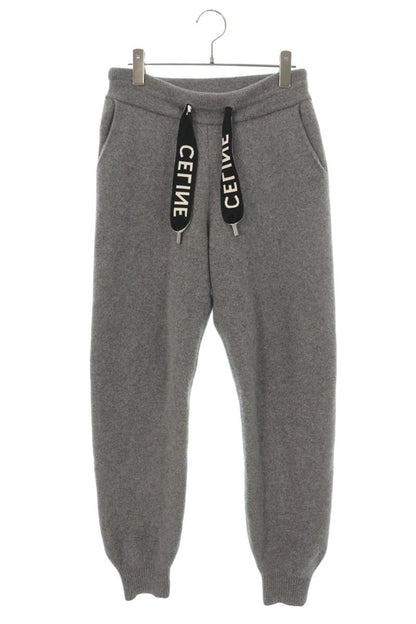 Celine Logo Knit Jogger Long Pants