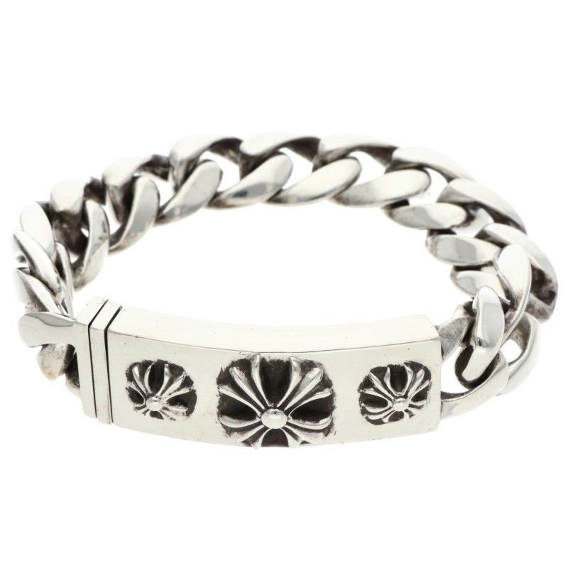 Chrome Hearts ID Silver Bracelet
