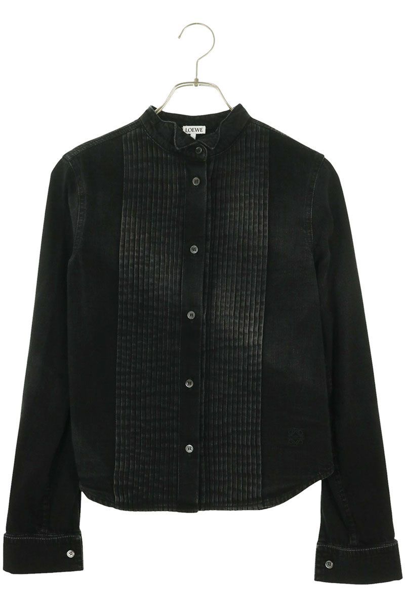 Loewe Pleated Shirt Black