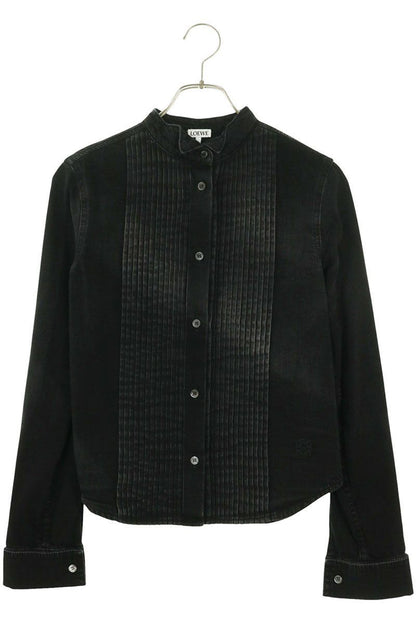 Loewe Pleated Shirt Black