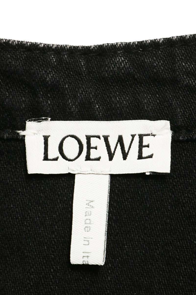 Loewe Pleated Shirt Black — view 3