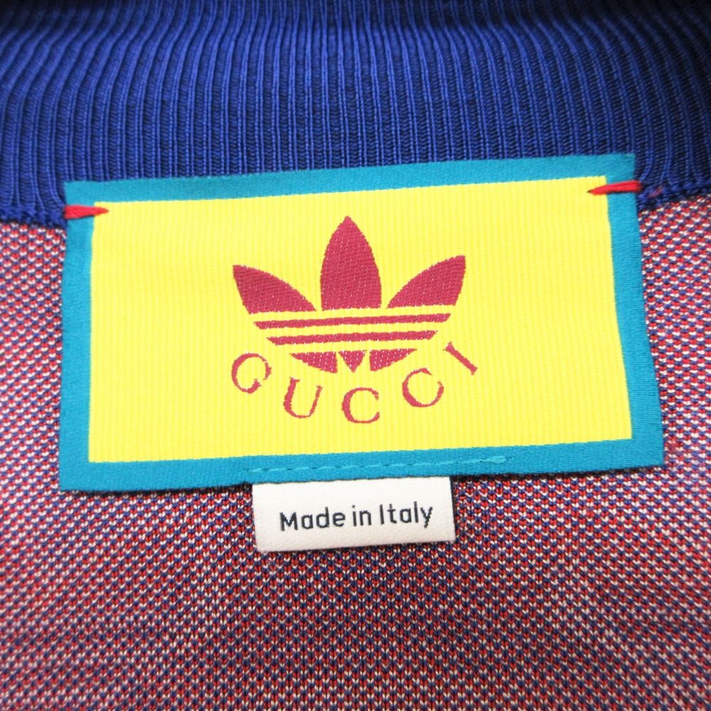 Gucci Adidas Jacket Track Cropped Short Length Line Zip Up Jersey Trefoil GG — view 3