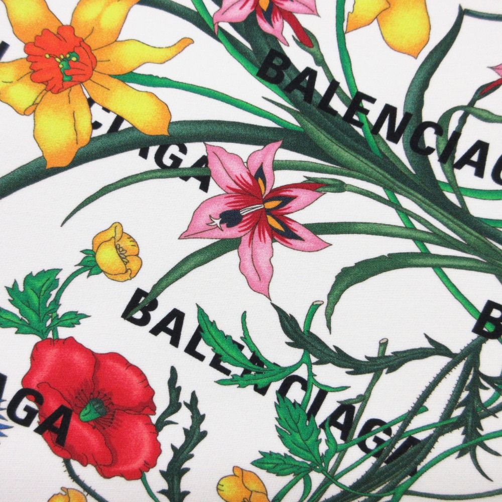 Gucci Skirt Floral Print Logo Wrap White — view 3