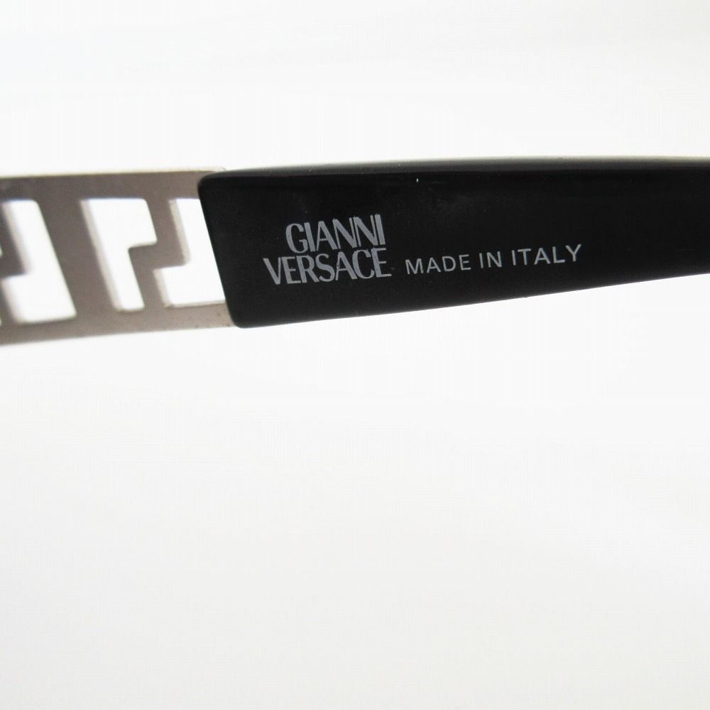 Versace Gianni Sunglasses Medusa Logo Silver Eyewear — view 4