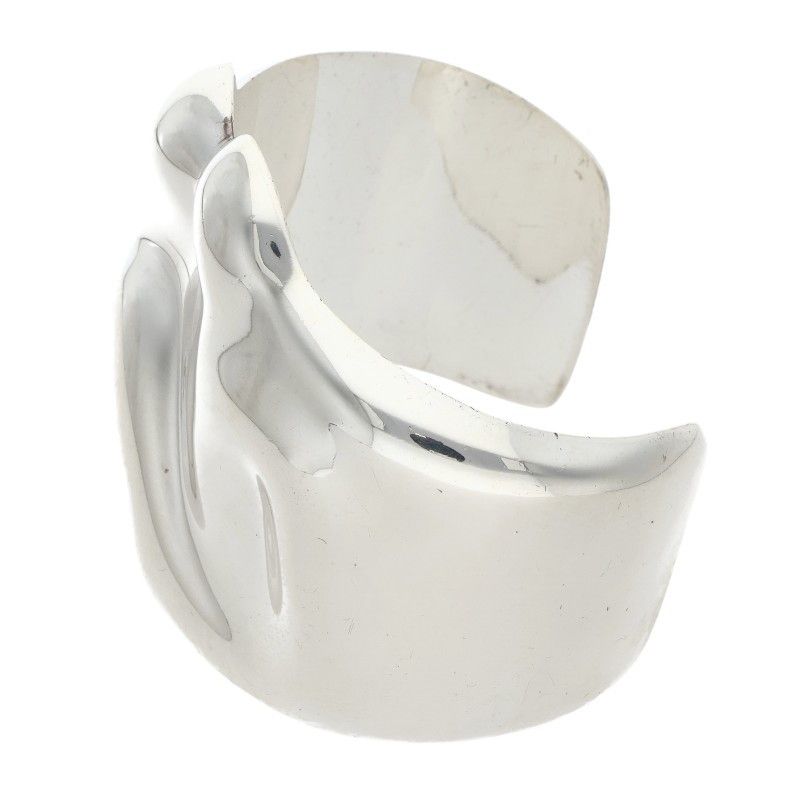 Tiffany & Co Elsa Peretti Gemini Silver Calfskin Bracelet — view 4