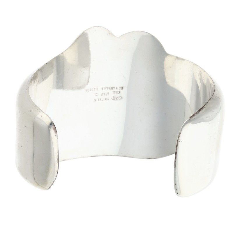 Tiffany & Co Elsa Peretti Gemini Silver Calfskin Bracelet — view 2