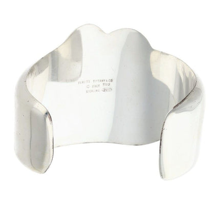 Tiffany & Co Elsa Peretti Gemini Silver Calfskin Bracelet — view 2