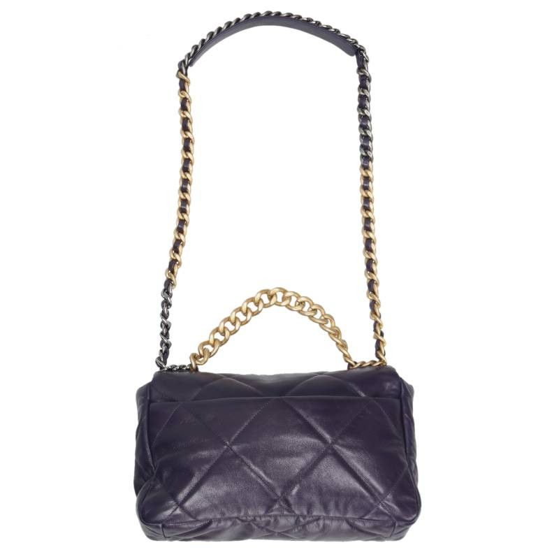 Chanel 19 Large Lambskin Chain Shoulder Bag — view 2