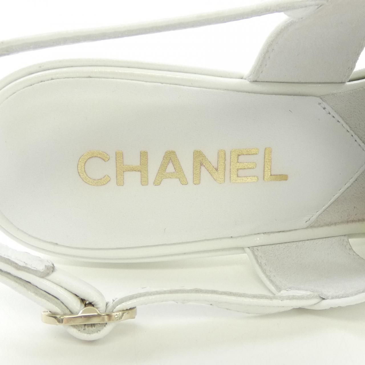 Chanel Sandals White — view 6