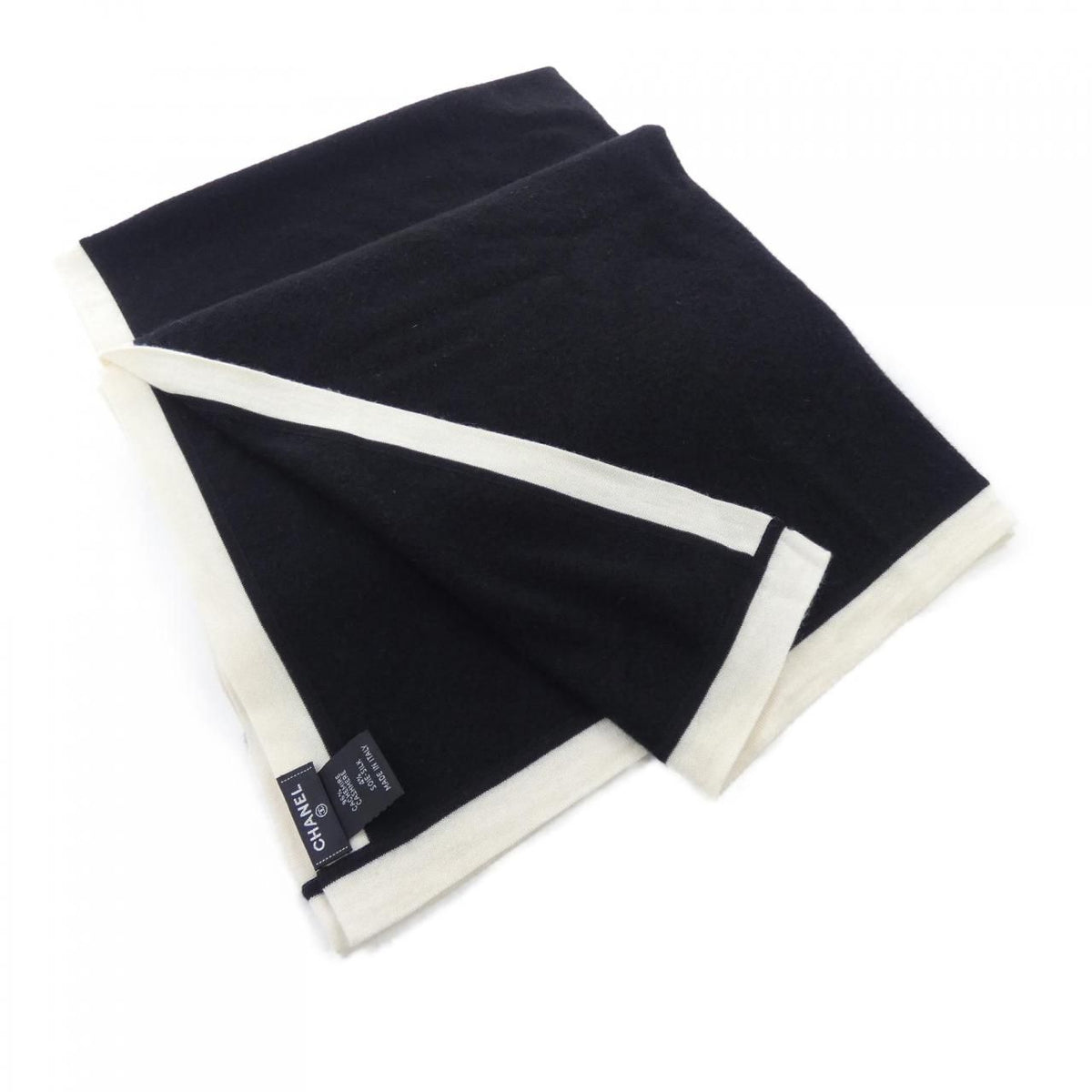 Chanel Stole Scarf Black