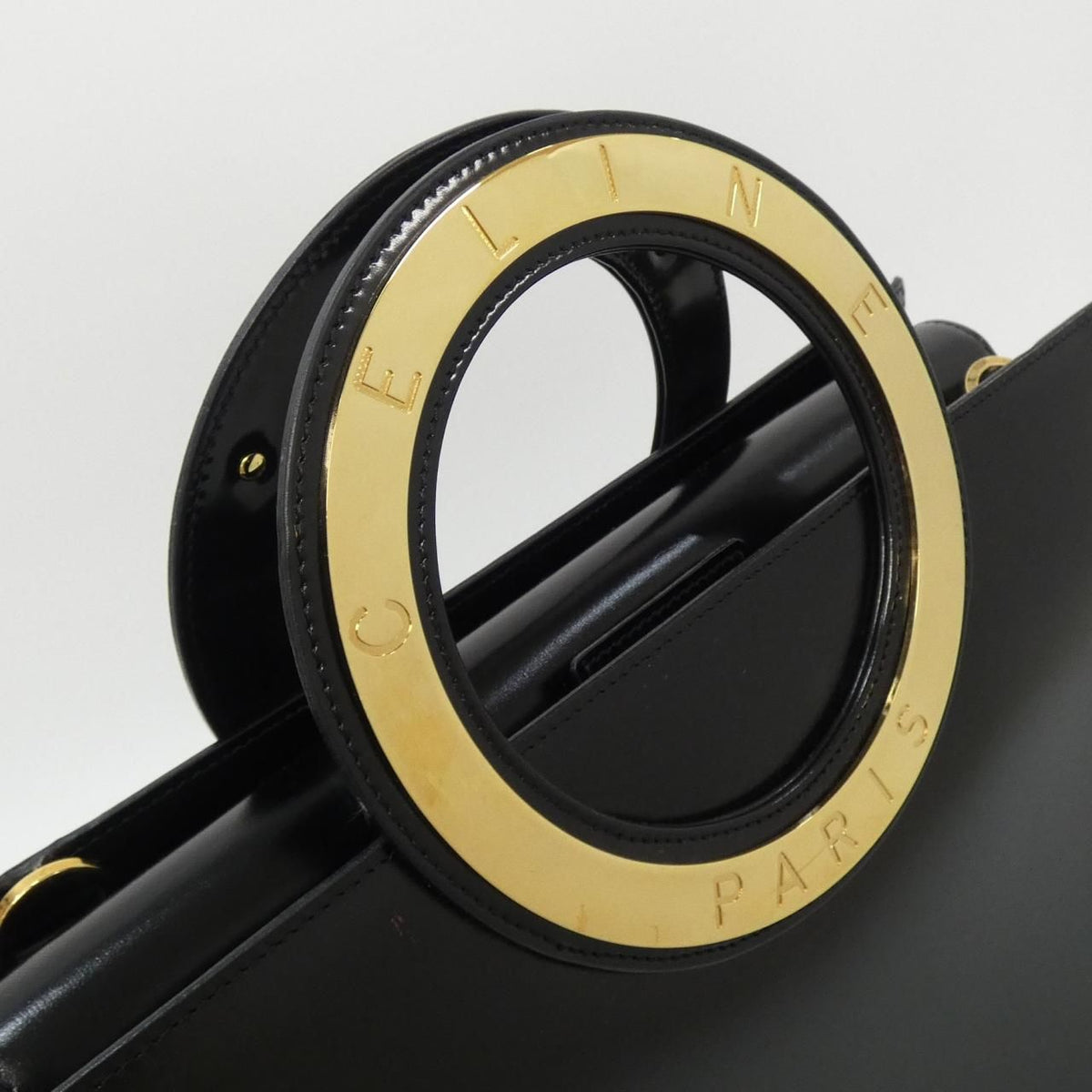 Celine Vintage Bag Handbag Black — view 5