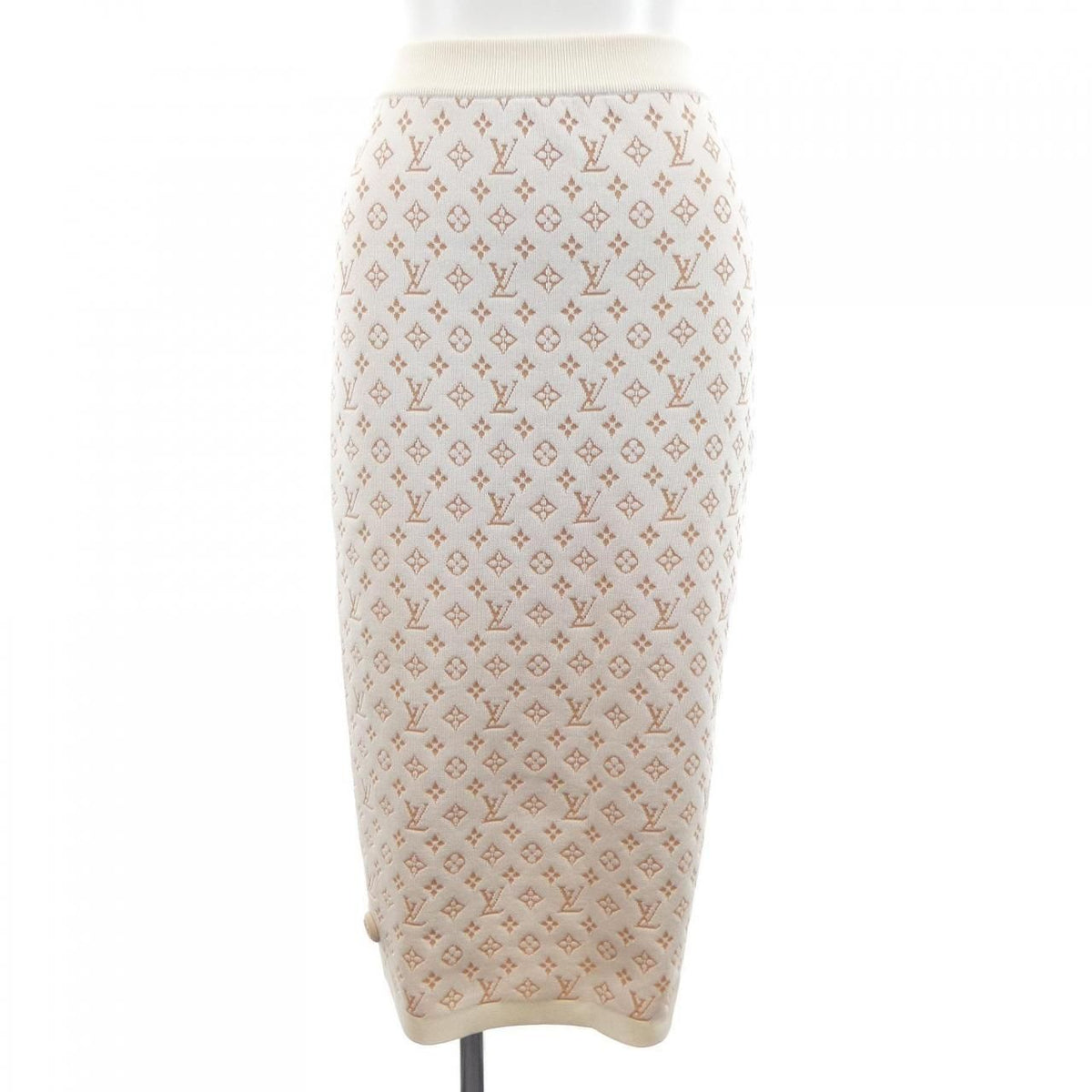 Louis Vuitton Monogram Jacquard Knit Skirt