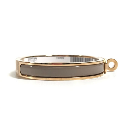 Hermes Bracelet Mini Clic Kelly PM Mini Metal Brown Glace Beige — view 4