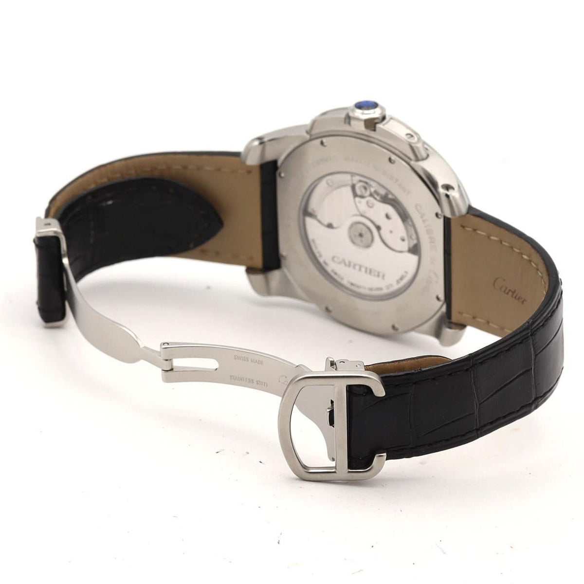 Cartier Calibre de Cartier SS Automatic Watch — view 8