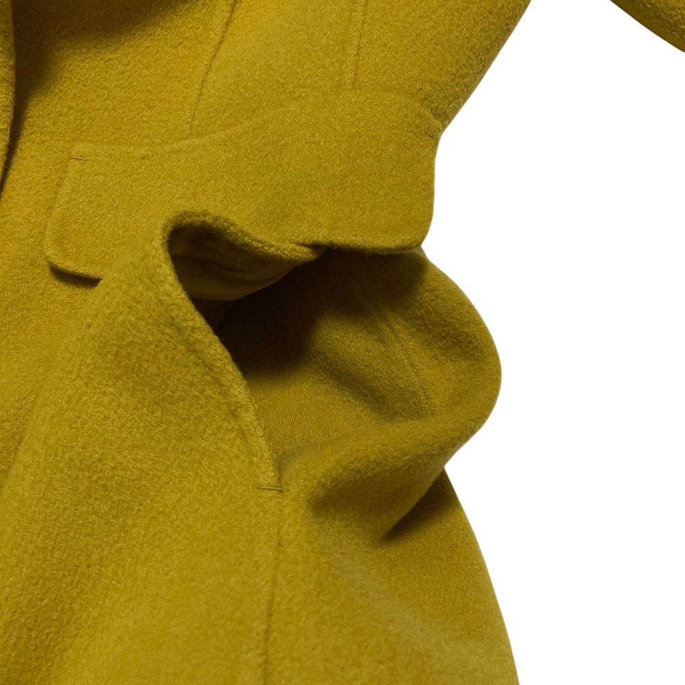 Max Mara Weekend Kuchitoamano Roulis Bar Coat 36 Yellow — view 4