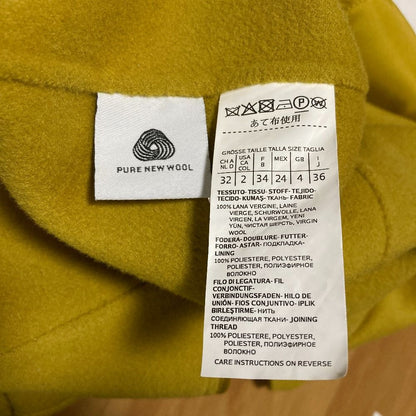 Max Mara Weekend Kuchitoamano Roulis Bar Coat 36 Yellow — view 6