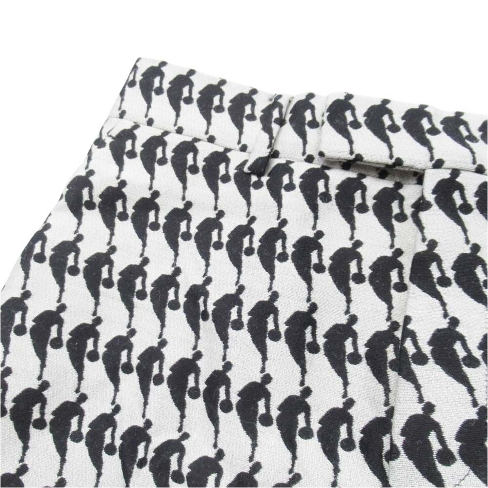 Louis Vuitton NBA Logo Jacquard Pants Trousers No Tuck 40 Gray Black — view 3