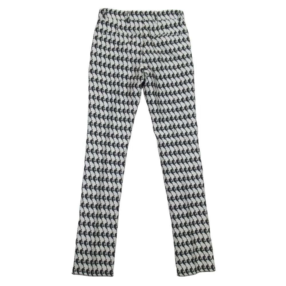 Louis Vuitton NBA Logo Jacquard Pants Trousers No Tuck 40 Gray Black — view 2