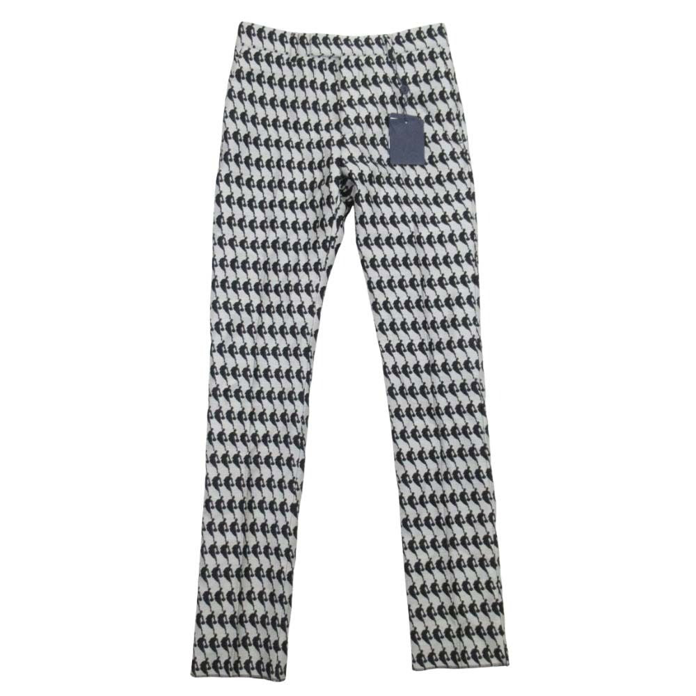 Louis Vuitton NBA Logo Jacquard Pants Trousers No Tuck 40 Gray Black