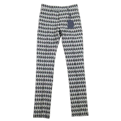 Louis Vuitton NBA Logo Jacquard Pants Trousers No Tuck 40 Gray Black
