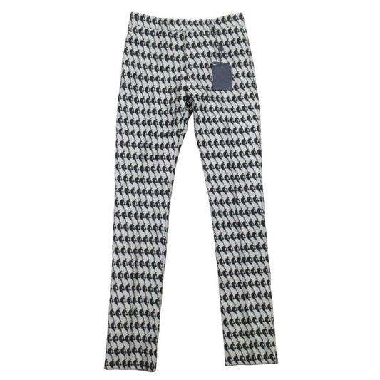 Louis Vuitton NBA Logo Jacquard Pants Trousers No Tuck 40 Gray Black