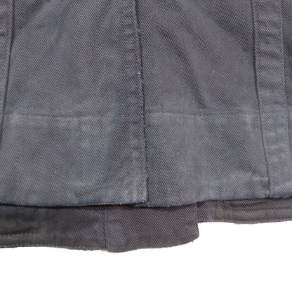 Dior Cotton Belted Denim Buttonless Jacket 34 Navy — view 4