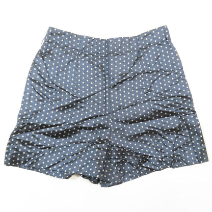 Dior Silk Shorts Pants Dots Polka 36 Navy