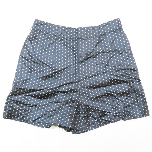 Dior Silk Shorts Pants Dots Polka 36 Navy