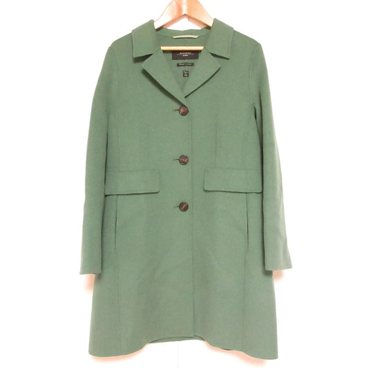 Max Mara Weekend Cucito Mano Wool River Coat 36 Green
