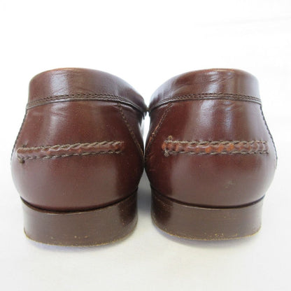 Hermes Hapi Belt Leather Loafers Shoes Brown 36.5 — view 3