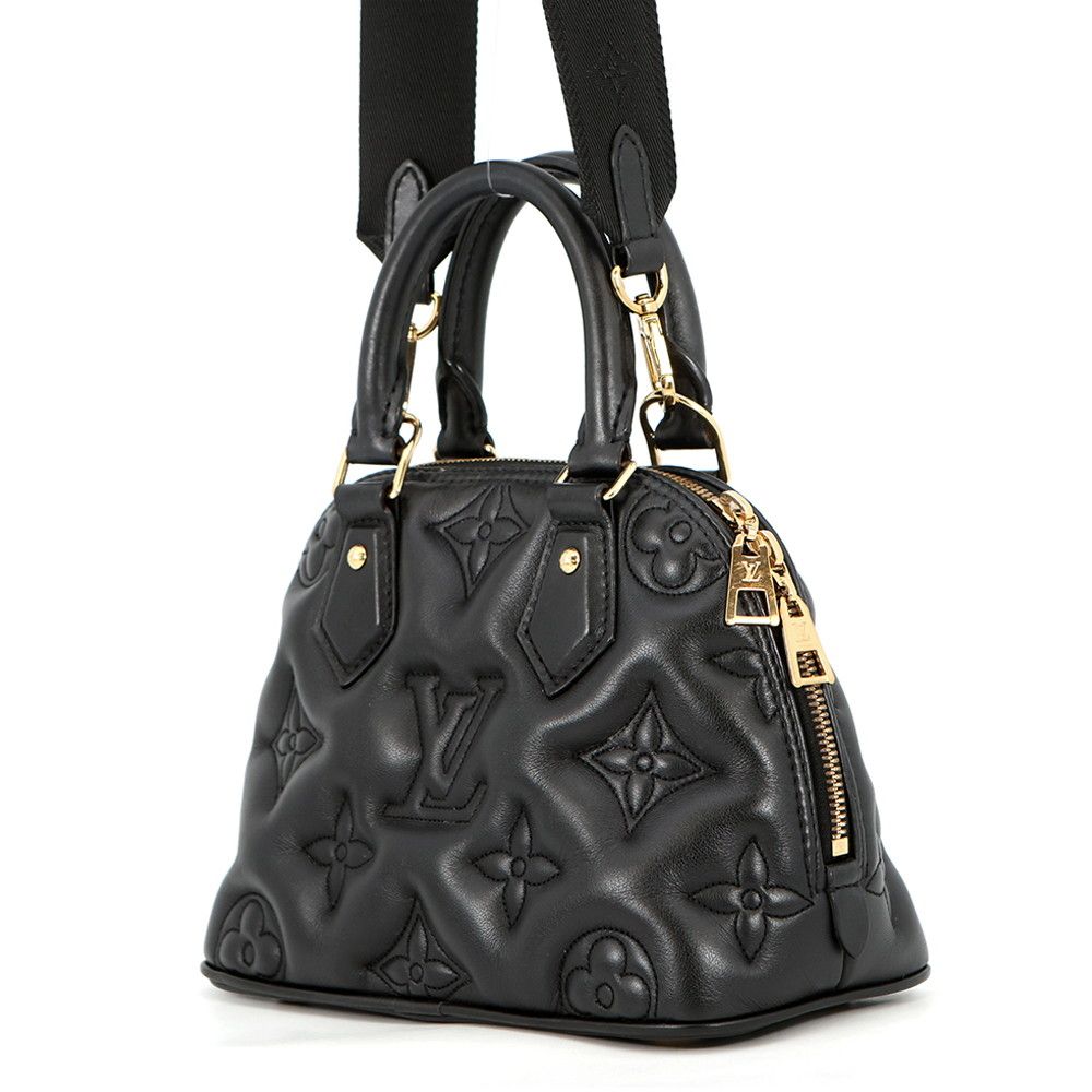 Louis Vuitton Bubble Glam Alma Soft BB 2-Way Shoulder Bag Black — view 2