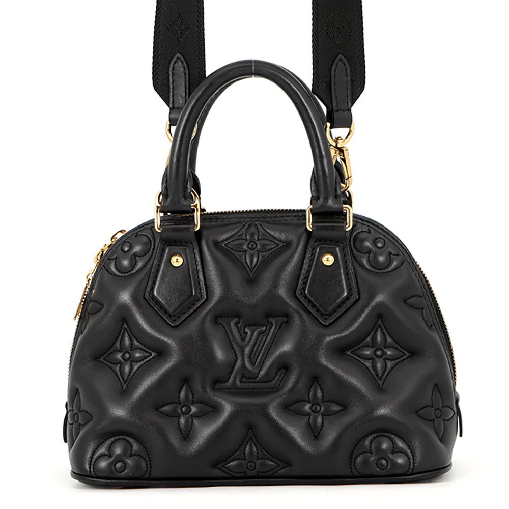 Louis Vuitton Bubble Glam Alma Soft BB 2-Way Shoulder Bag Black