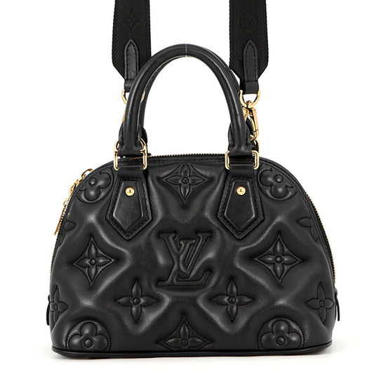 Louis Vuitton Bubble Glam Alma Soft BB 2-Way Shoulder Bag Black