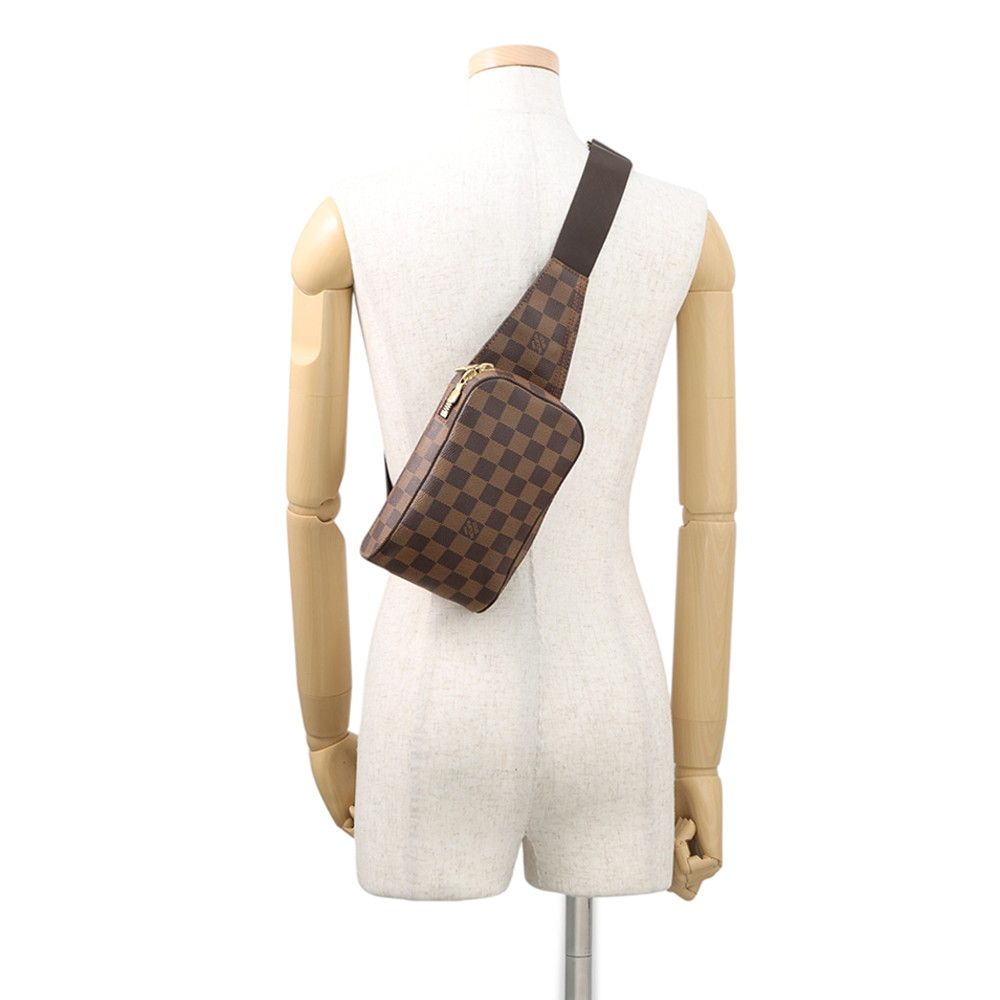 Louis Vuitton Belt Bag Damier Ebene Geronimos Waist Pouch — view 5
