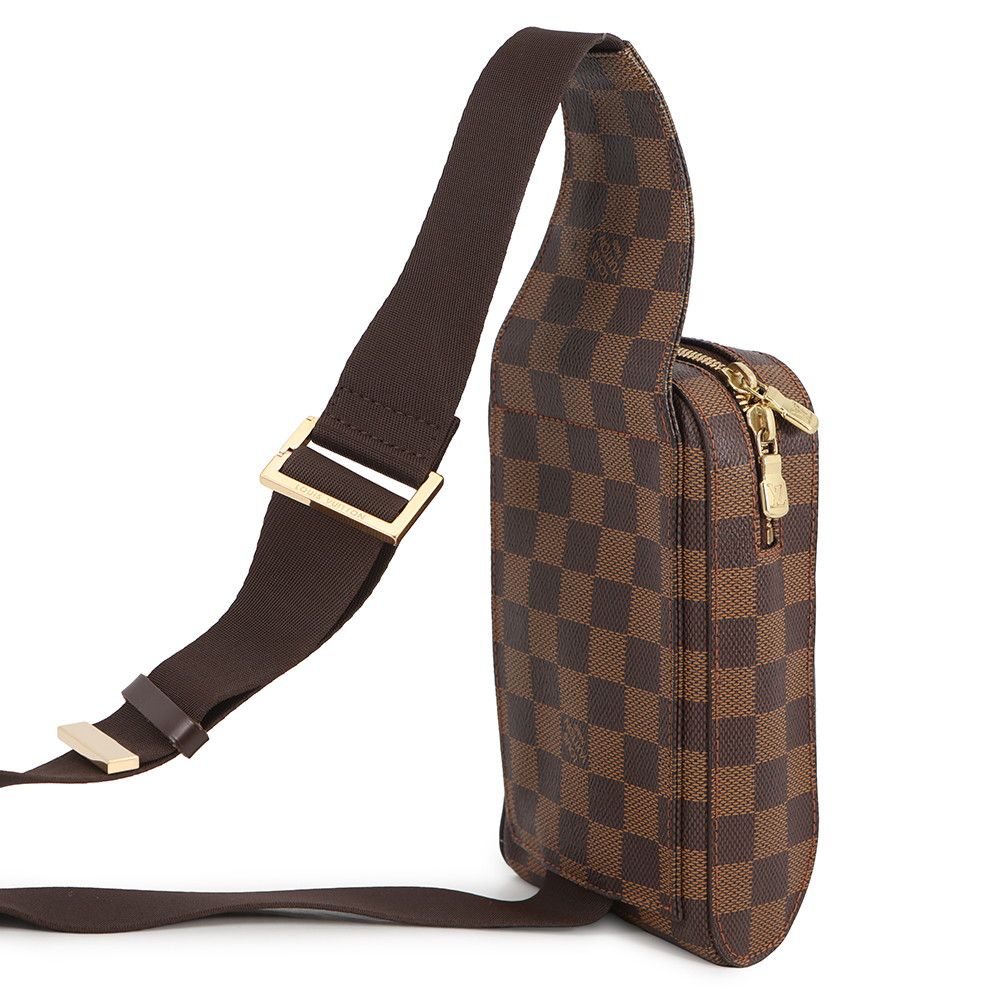 Louis Vuitton Belt Bag Damier Ebene Geronimos Waist Pouch — view 3