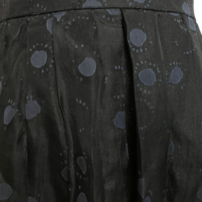 Dior Galiano Era Dot Pattern Sheer Mini Skirt 38 Black — view 7