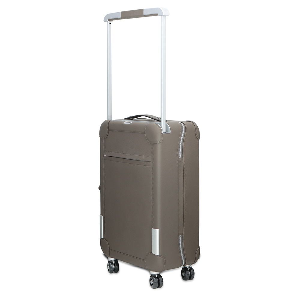 Hermes Carry Case Rolling Mobility Suitcase Etain Black Silver Taurillon — view 2