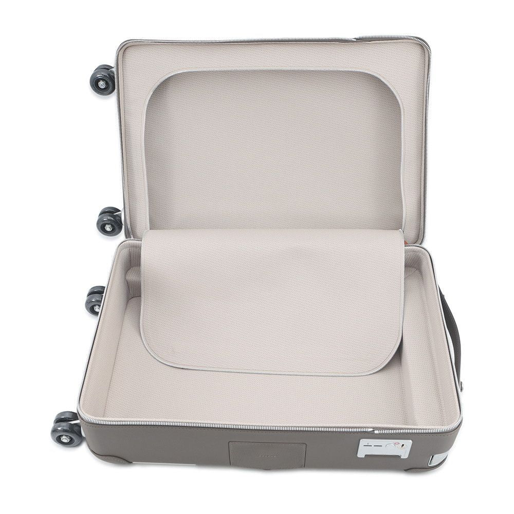 Hermes Carry Case Rolling Mobility Suitcase Etain Black Silver Taurillon — view 5