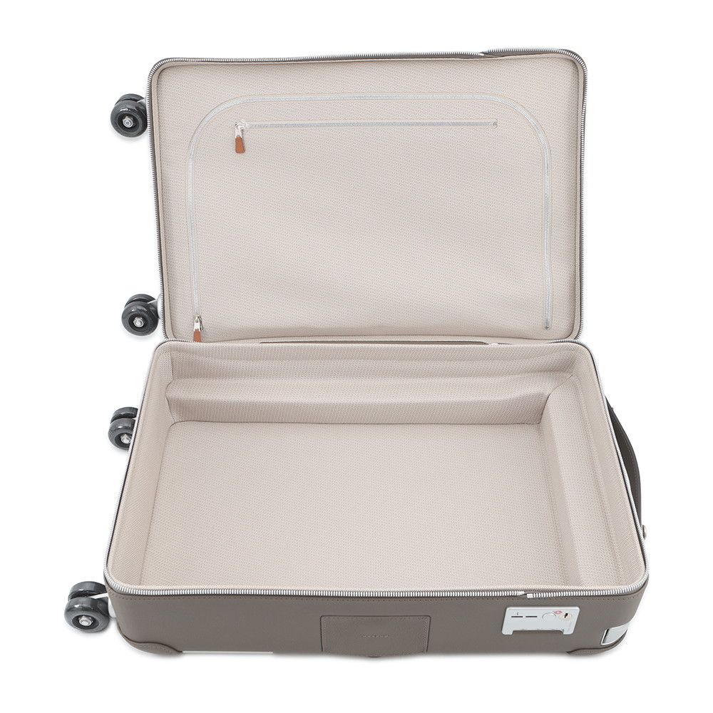 Hermes Carry Case Rolling Mobility Suitcase Etain Black Silver Taurillon — view 4