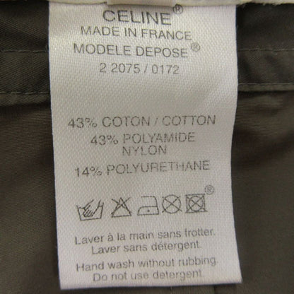 Celine Nylon Military Cargo Skirt 36 Khaki — view 5