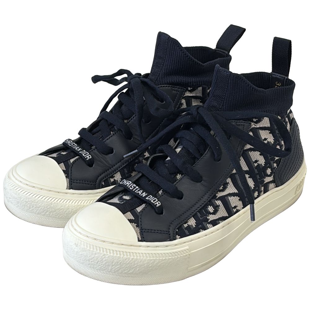 Dior Walk'n'Dior Oblique Sneakers Navy White 35.5