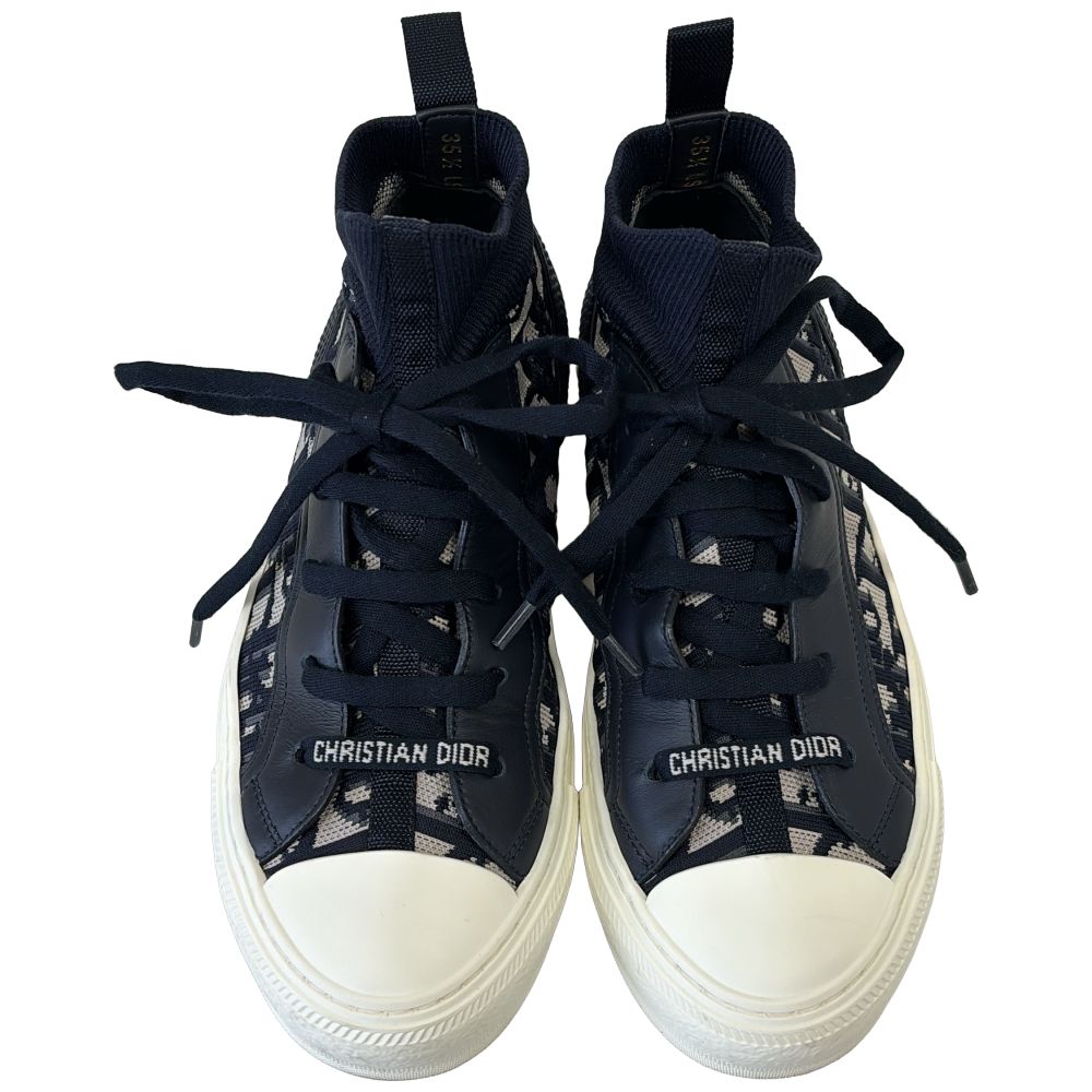 Dior Walk'n'Dior Oblique Sneakers Navy White 35.5 — view 4