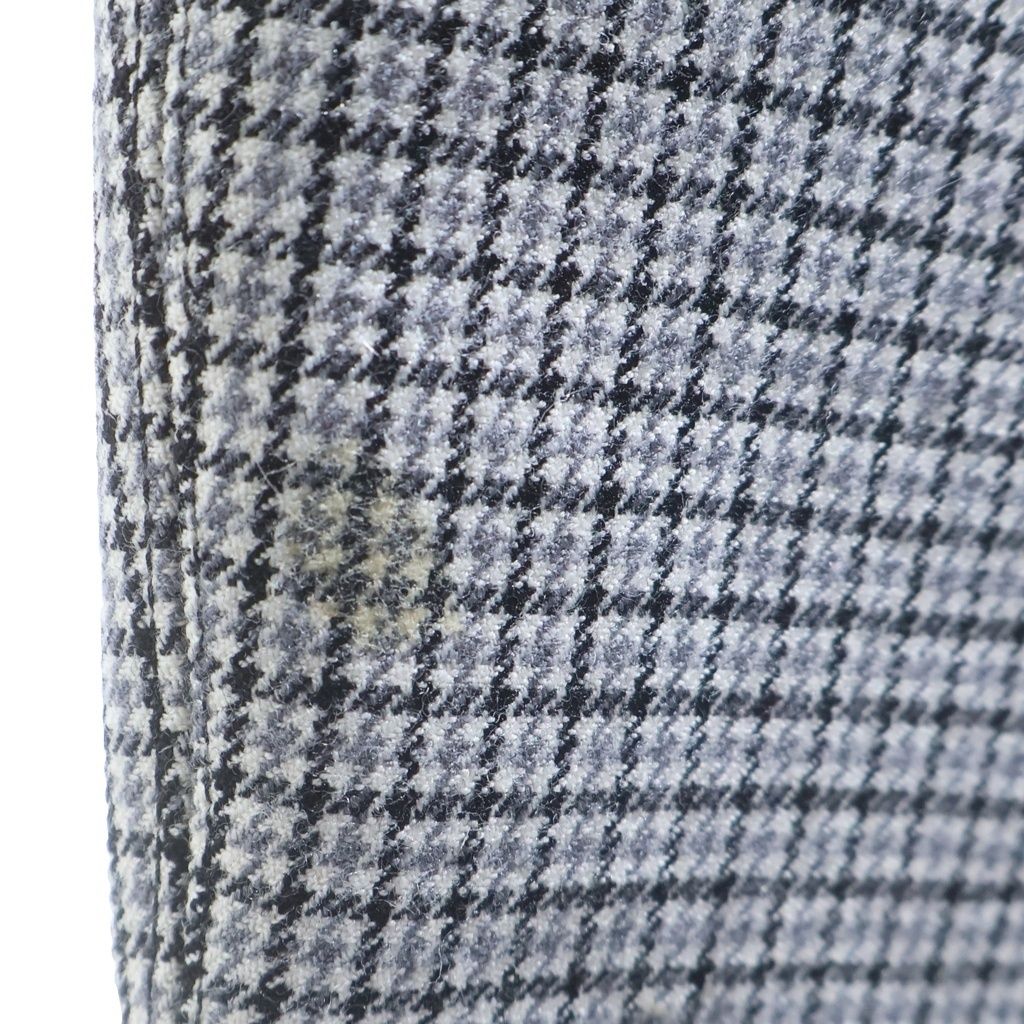 Fendi Plaid Long Boots Gray — view 5
