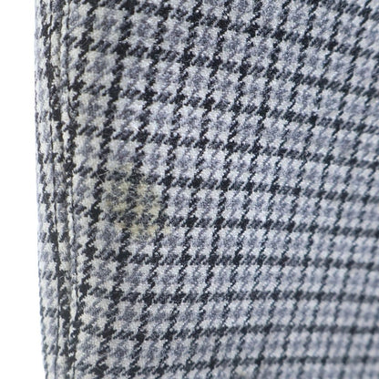 Fendi Plaid Long Boots Gray — view 5