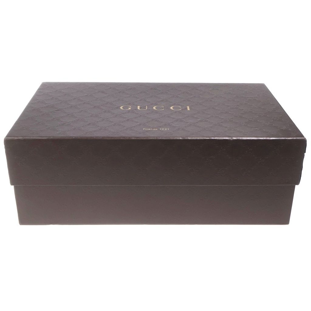 Gucci Interlocking G Leather Shoes Loafers Brown — view 7