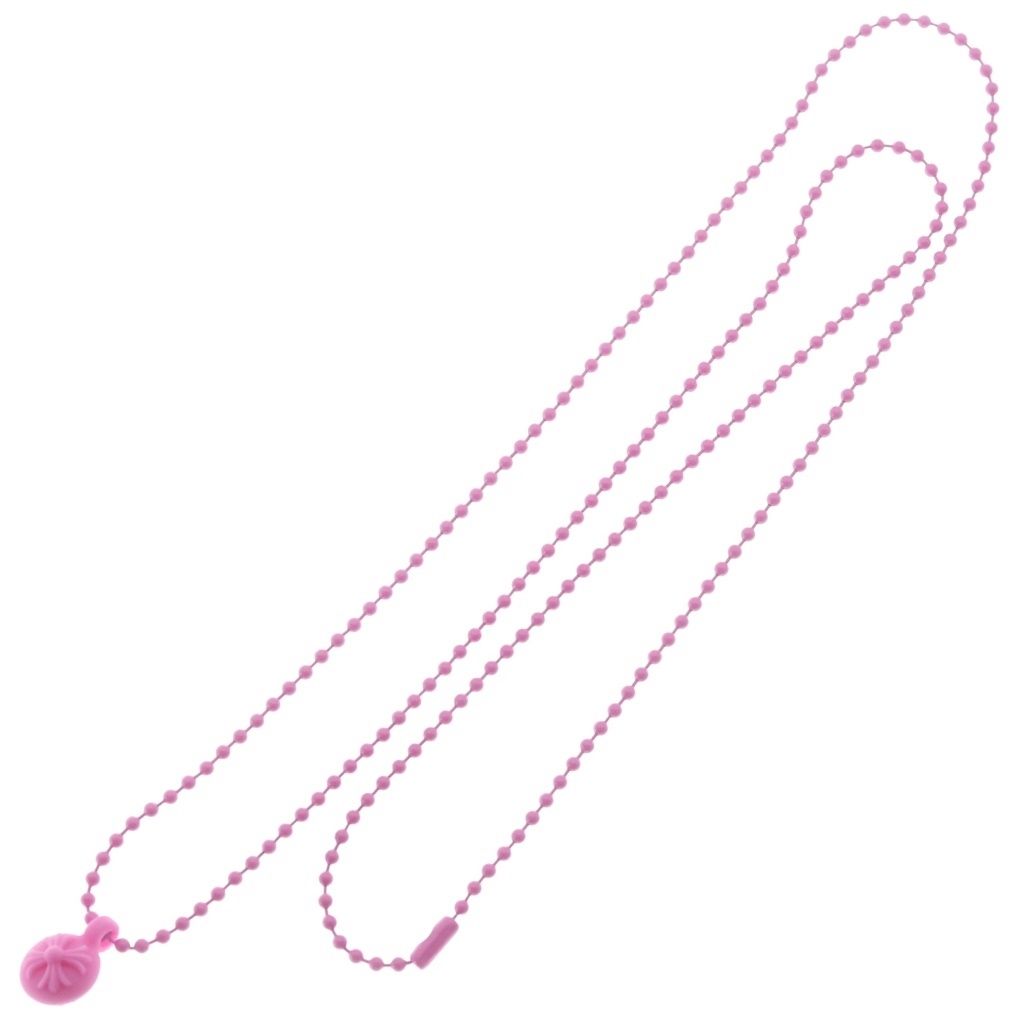 Chrome Hearts Rubber CH Ball Cross Silicone Necklace Pink — view 2