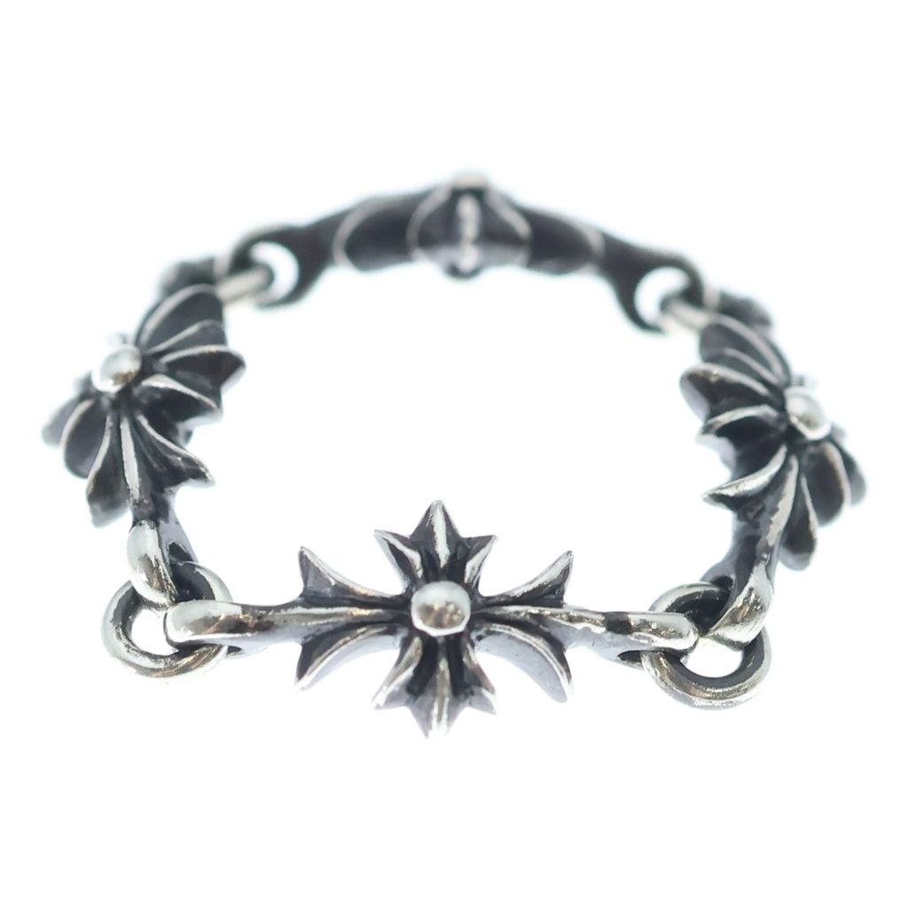Chrome Hearts Tny CH Pls Tiny Ech Plus Ring Silver