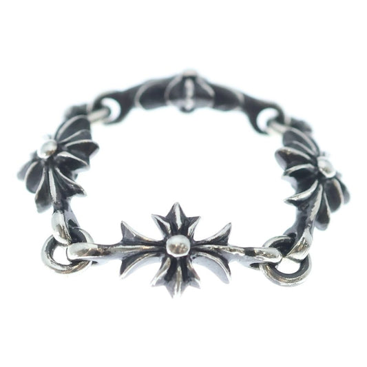 Chrome Hearts Tny CH Pls Tiny Ech Plus Ring Silver