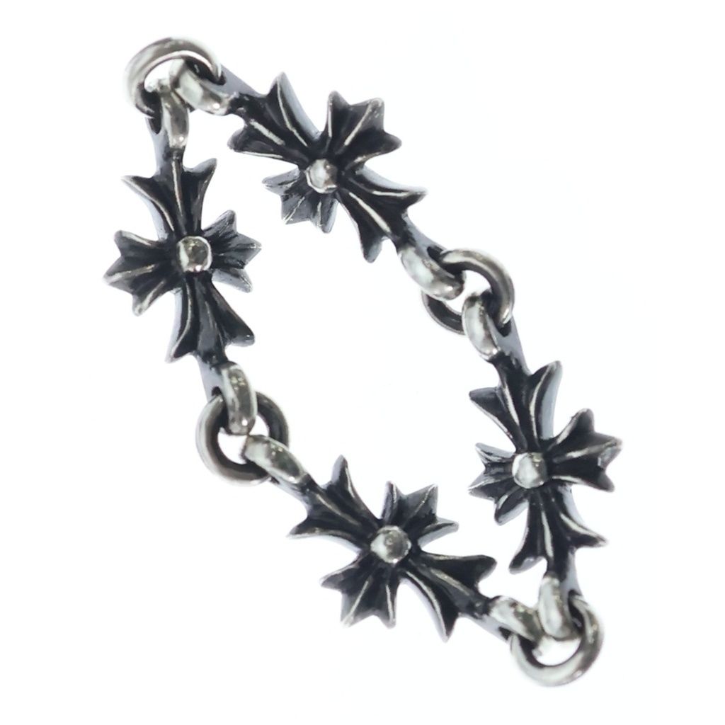 Chrome Hearts Tny CH Pls Tiny Ech Plus Ring Silver — view 6