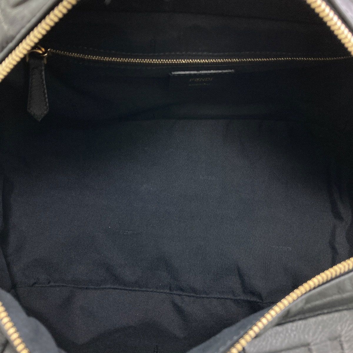 Fendi Zucca Pattern Embossed 2-Way Handbag Calfskin — view 5